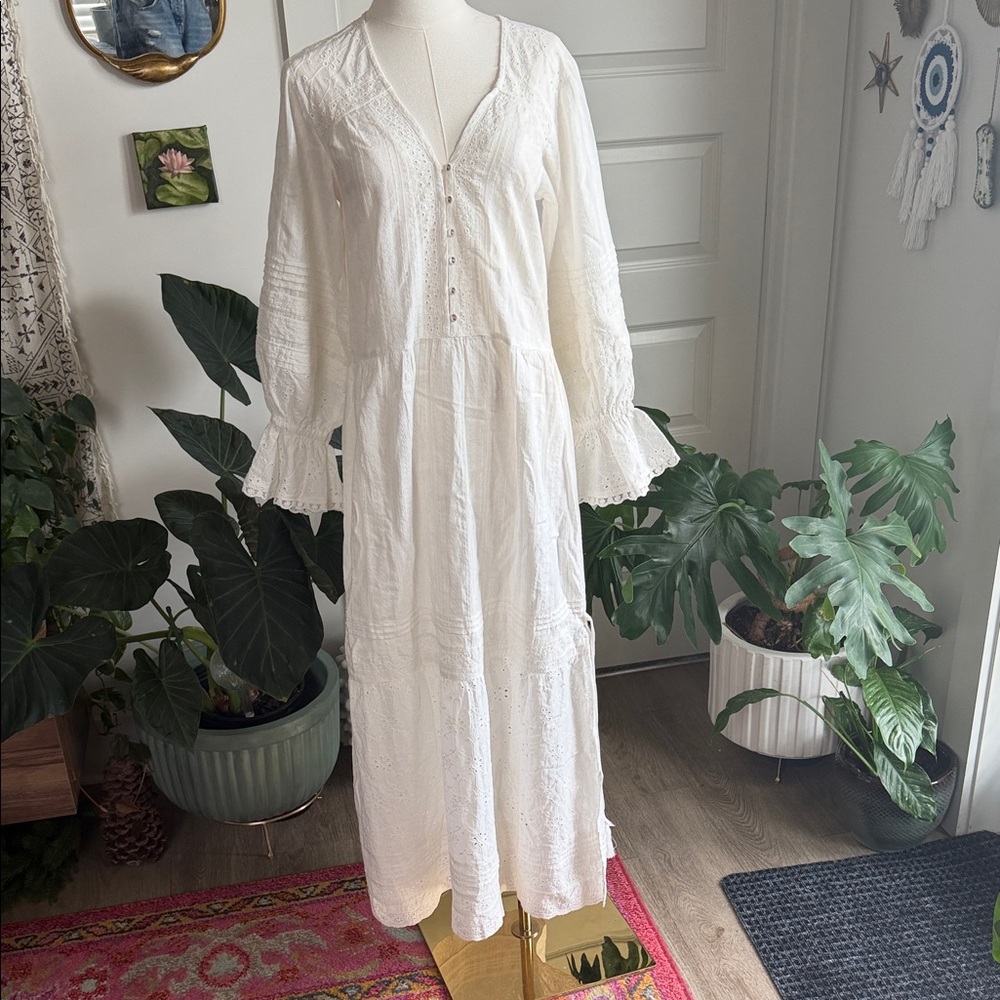 Spell White Eyelet Whimsy Garden Lace Dress
